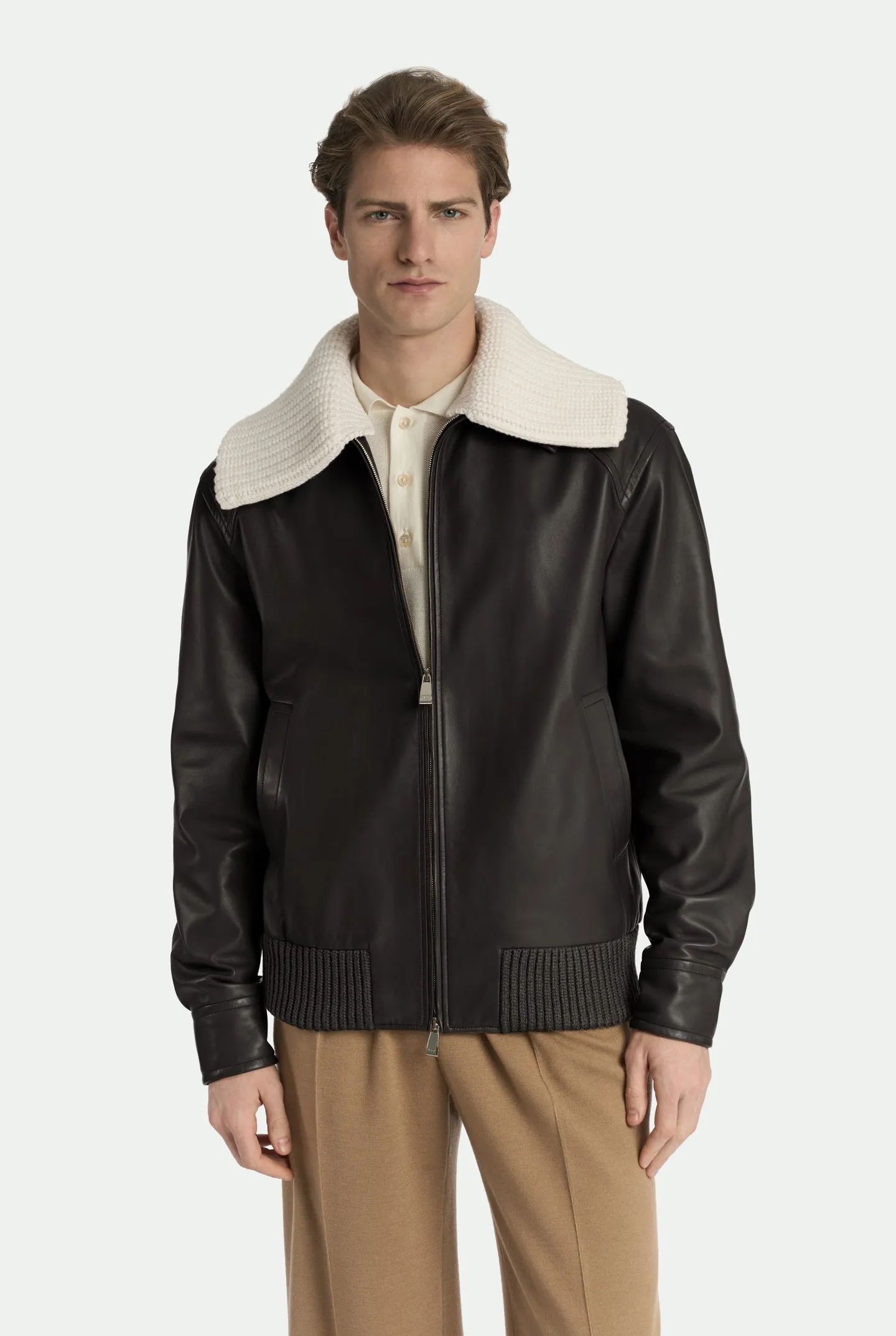 Giubbotto in pelle sold by Malo product image thumbnail 2