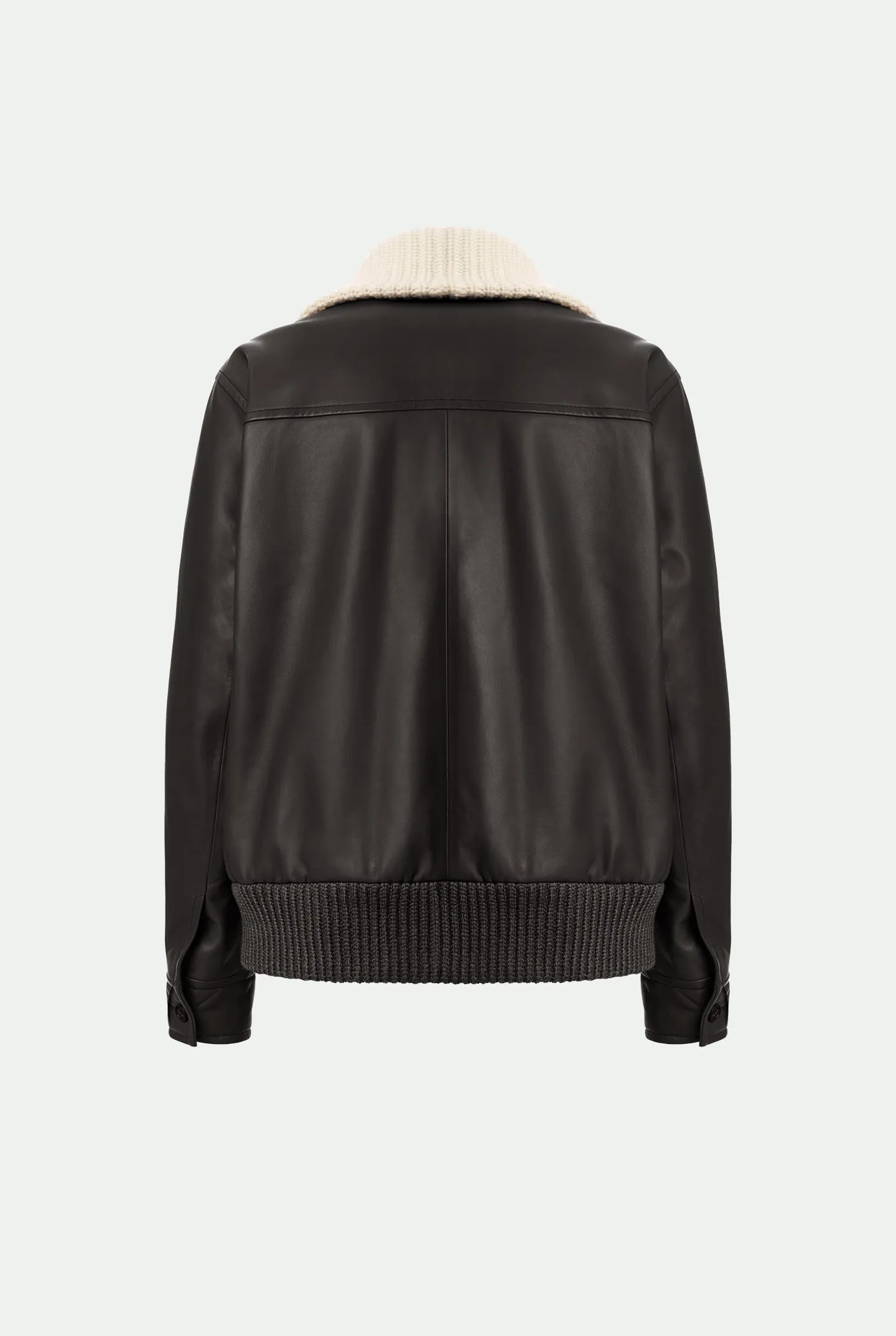 Giubbotto in pelle sold by Malo product image thumbnail 4