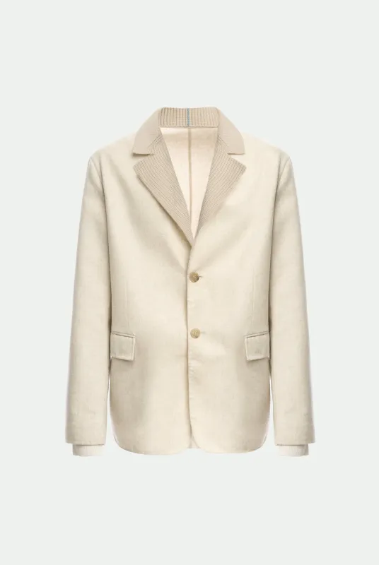 Giacca monopetto in lana vergine e cashmere made by Malo