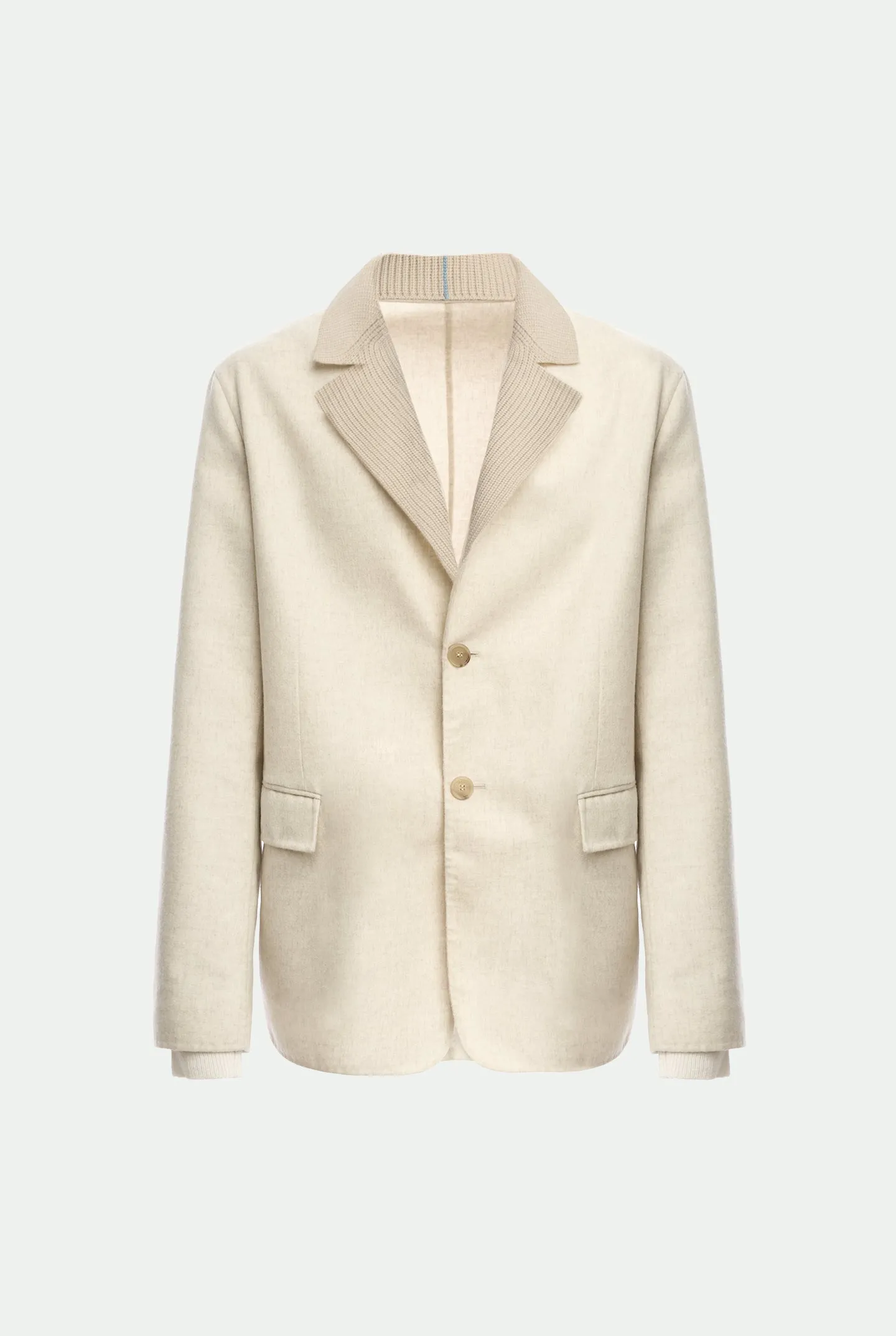 Giacca monopetto in lana vergine e cashmere sold by Malo