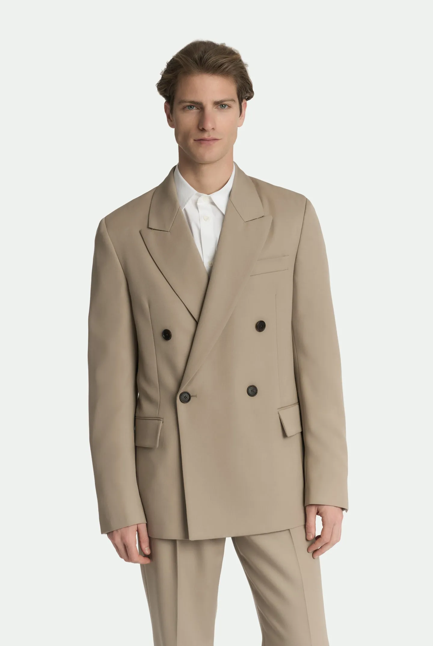 Giacca doppiopetto in lana vergine sold by Malo product image thumbnail 4
