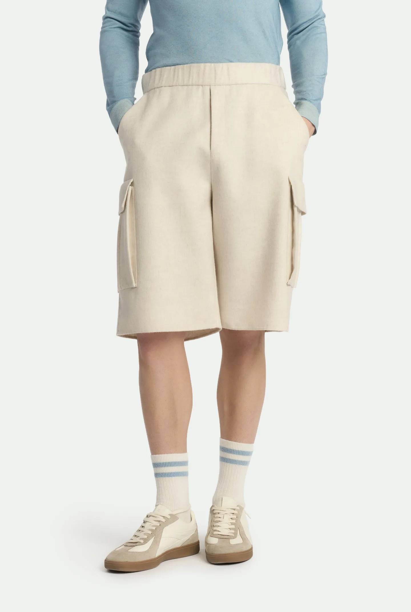 Bermuda cargo in lana vergine e cashmere sold by Malo product image thumbnail 4