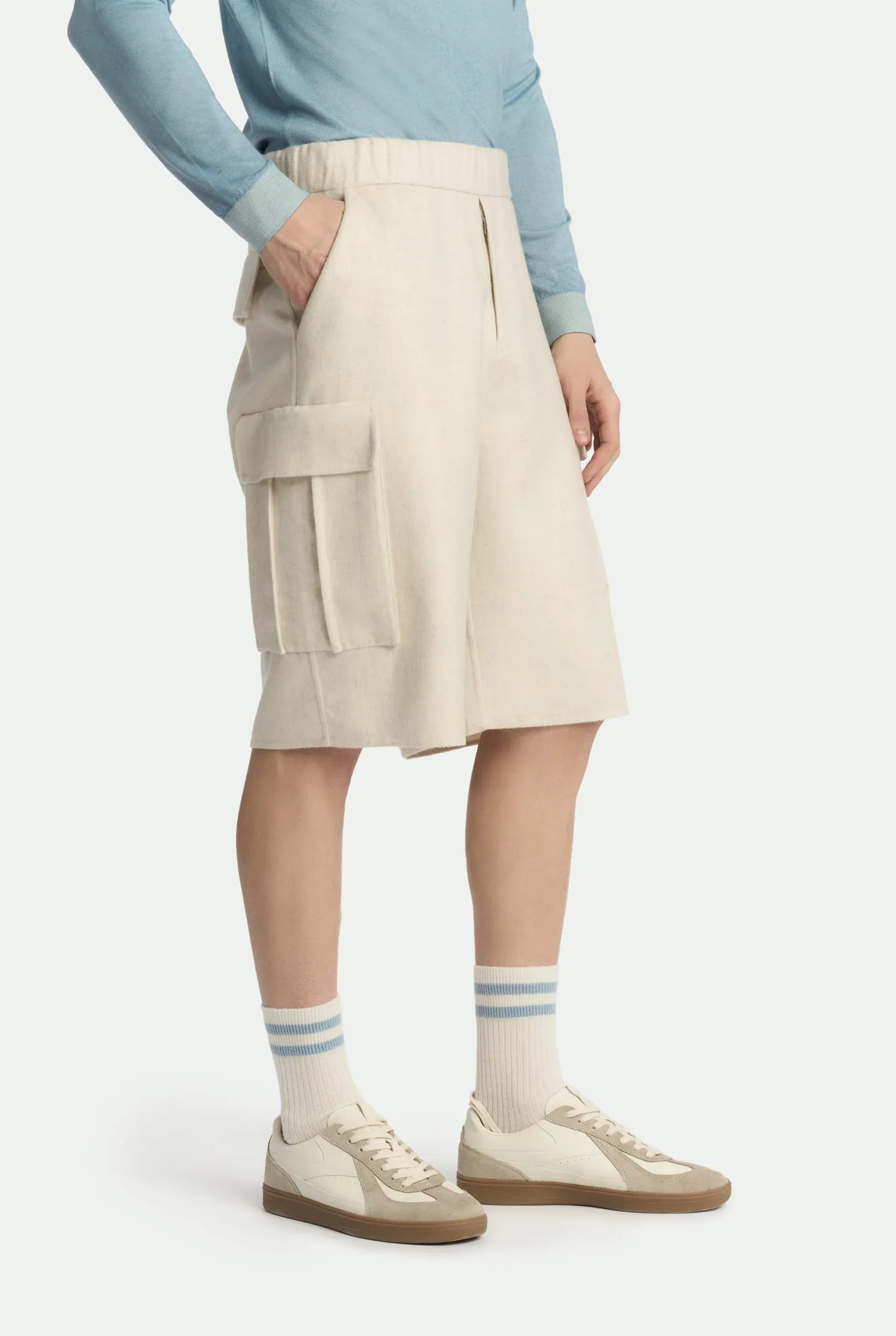 Bermuda cargo in lana vergine e cashmere sold by Malo product image thumbnail 5