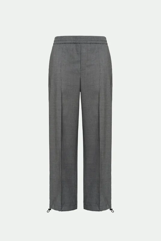 Pantalone coulisse in misto lana vergine made by Malo