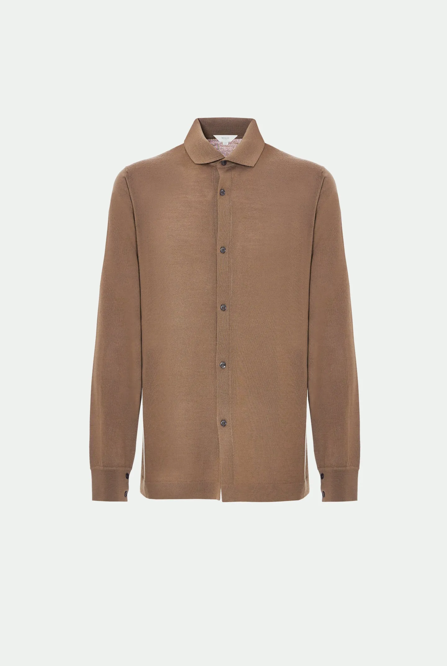 Polo in Extrafine merino sold by Malo