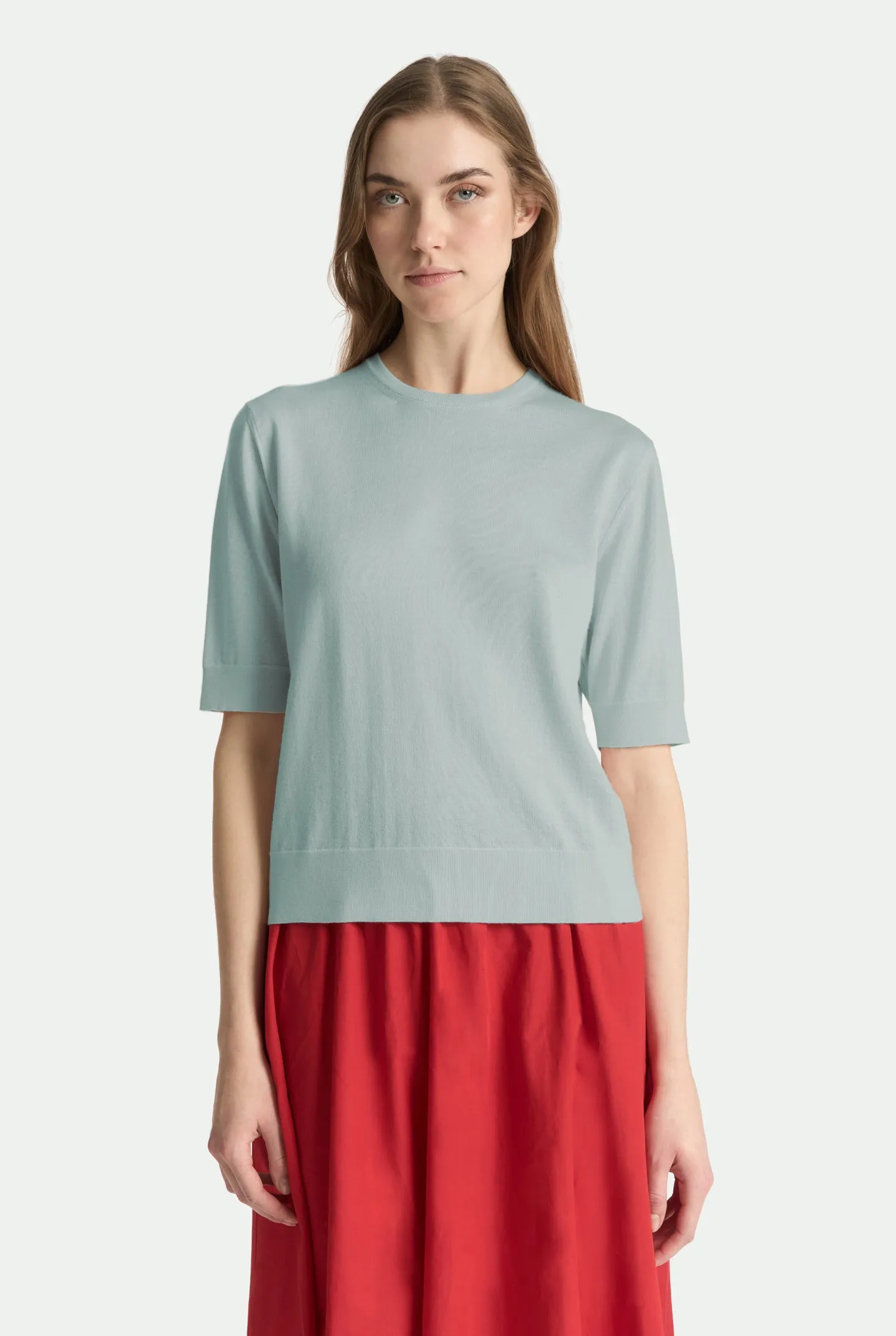 Maglia girocollo in cashmere seta sold by Malo product image thumbnail 2