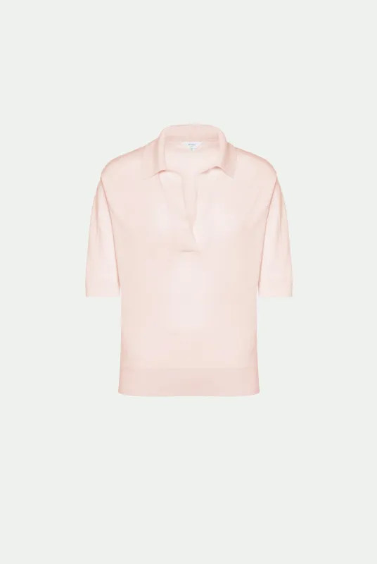 Polo in cashmere seta made by Malo