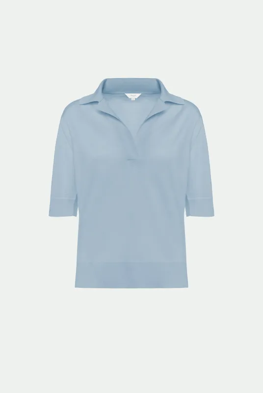 Polo in luxury cashmere seta made by Malo