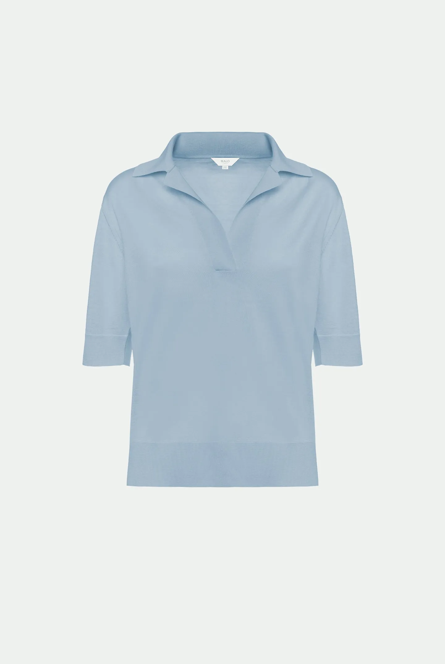 Polo in luxury cashmere seta sold by Malo