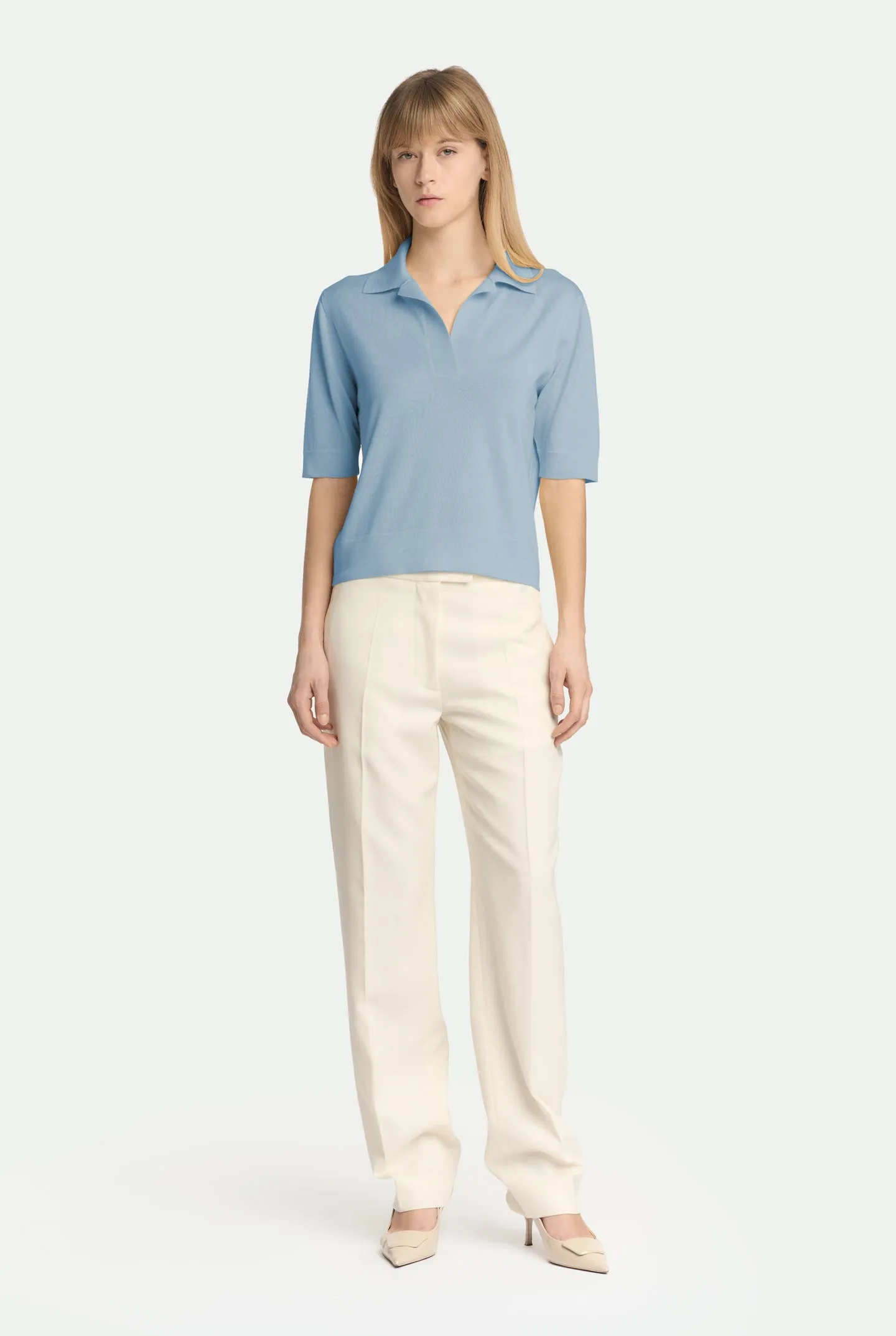 Polo in luxury cashmere seta sold by Malo product image thumbnail 2