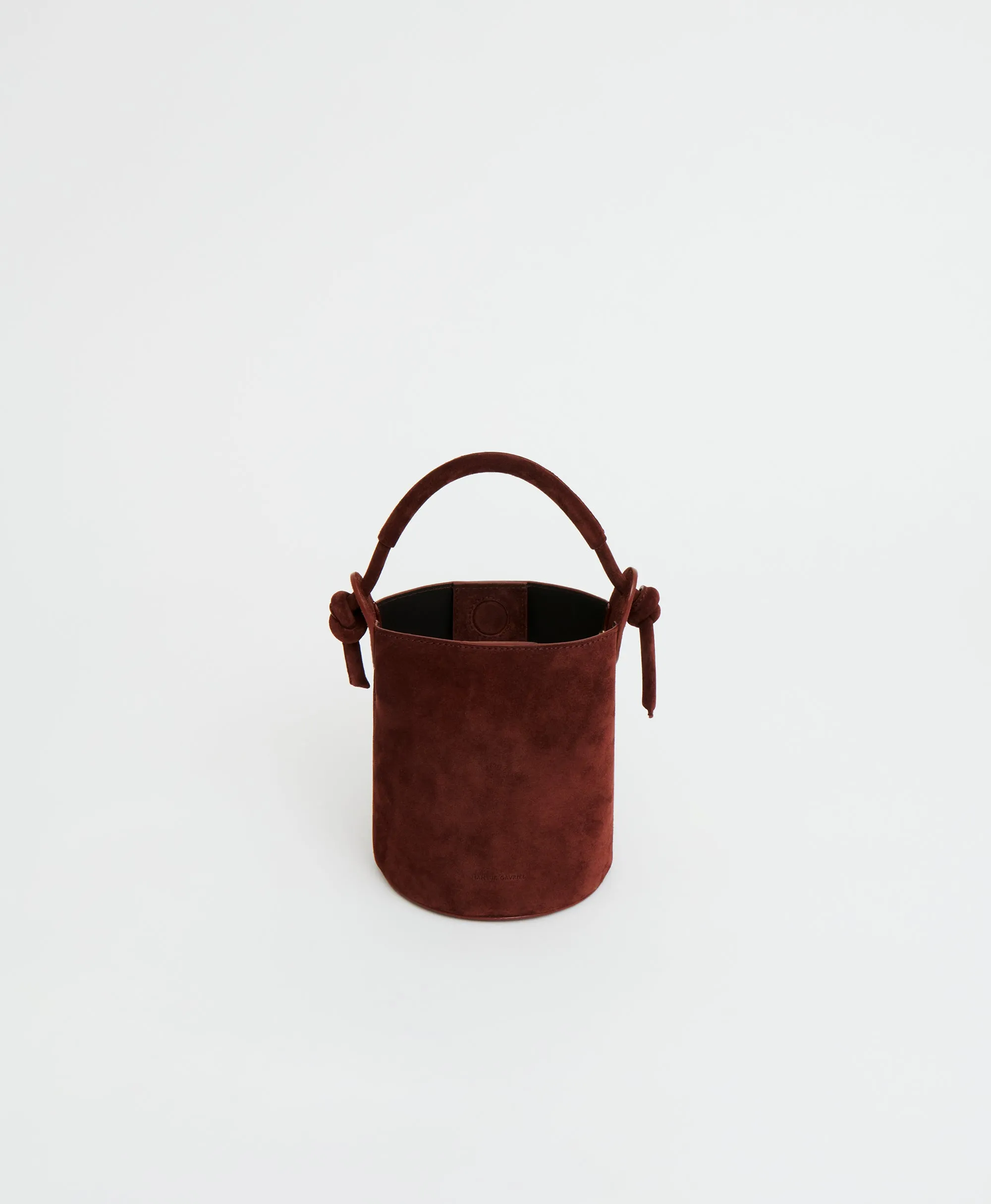 Mini Mini Fortuna Bucket - Chocolate Suede sold by Mansur Gavriel product image thumbnail 4