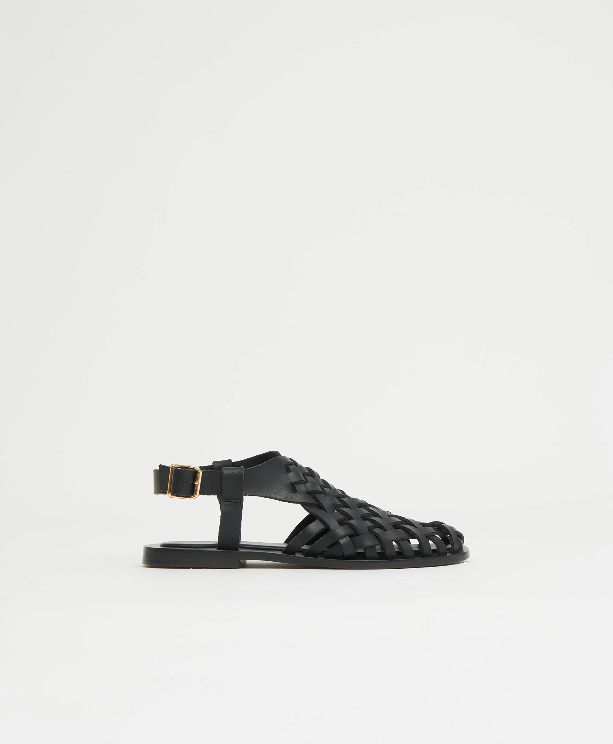 Woven Sandal - Black sold by Mansur Gavriel