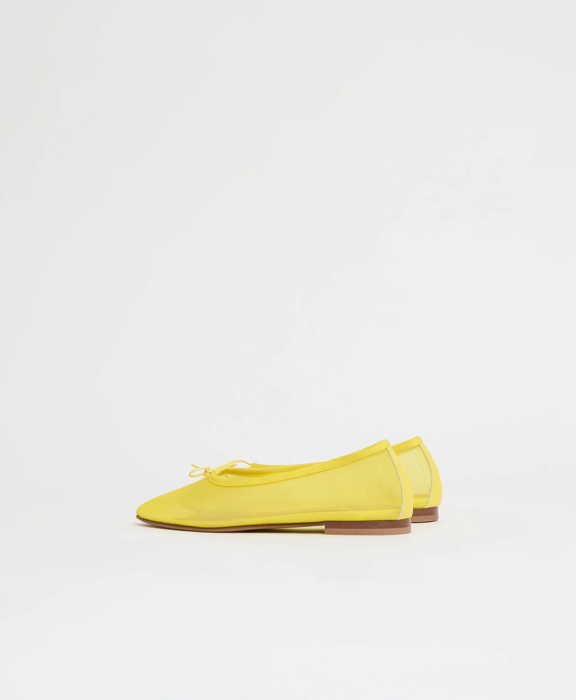 Mesh Dream Ballerina - Bright Yellow sold by Mansur Gavriel product image thumbnail 4
