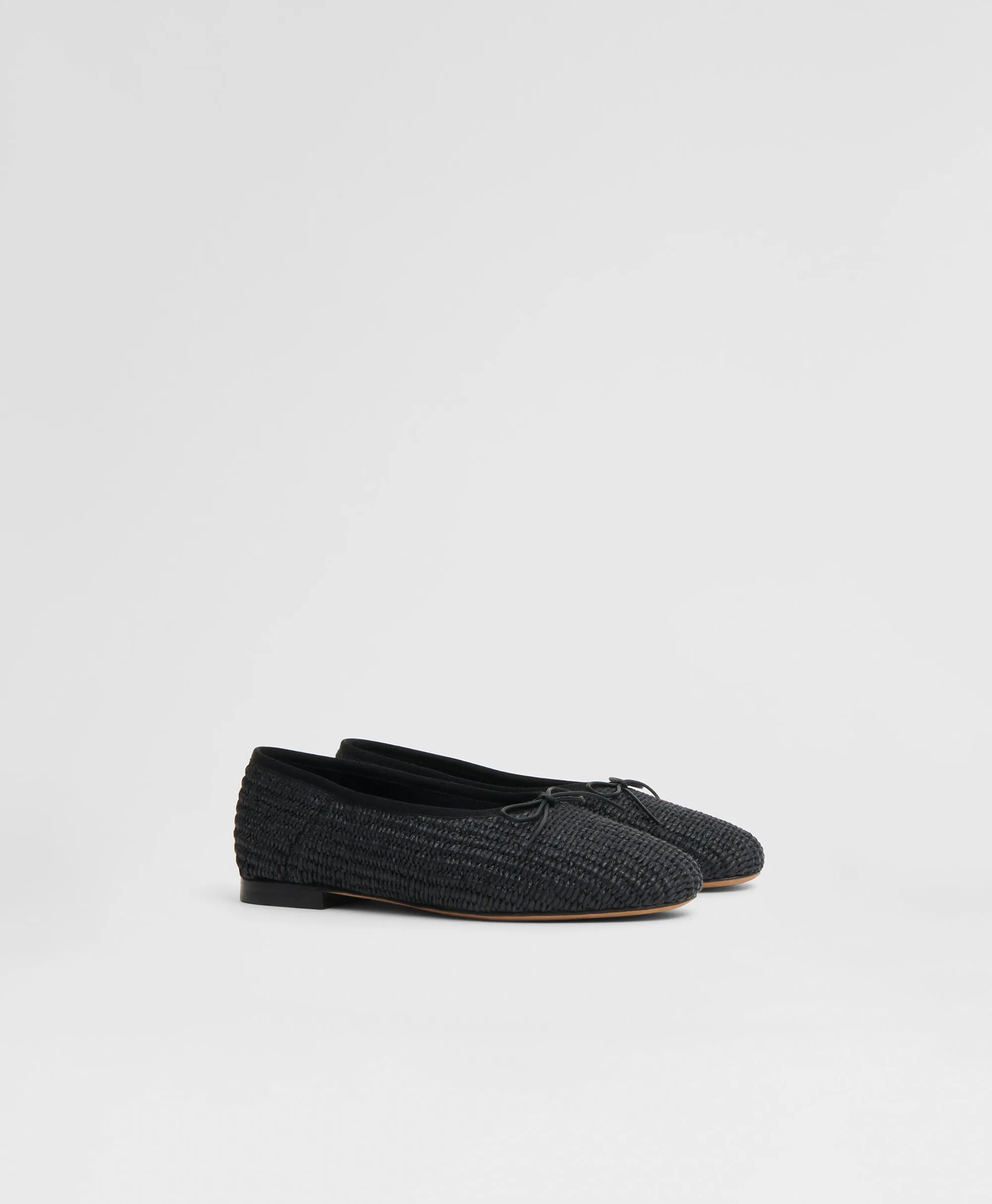 Raffia Dream Ballerina - Black sold by Mansur Gavriel product image thumbnail 2