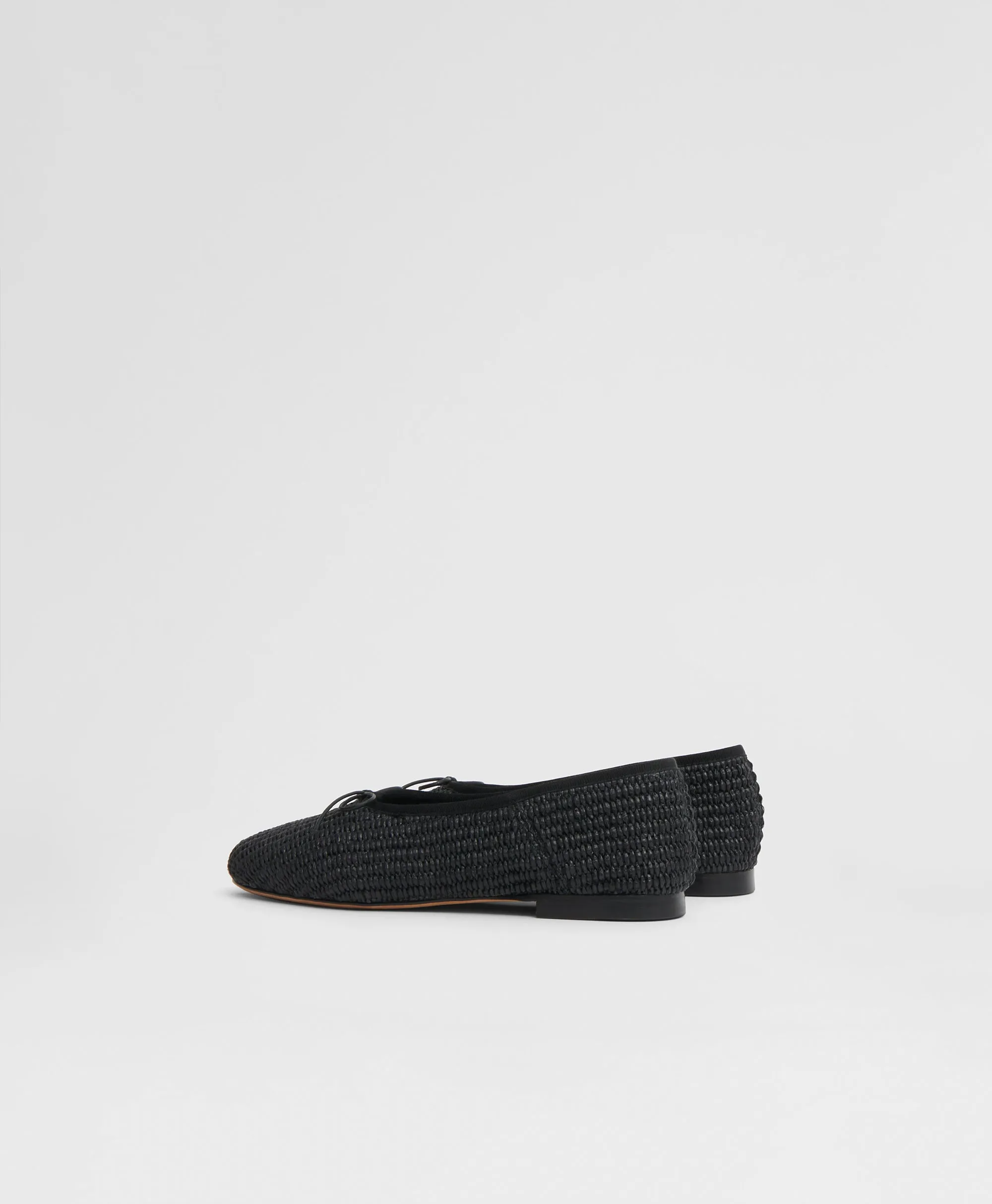 Raffia Dream Ballerina - Black sold by Mansur Gavriel product image thumbnail 5