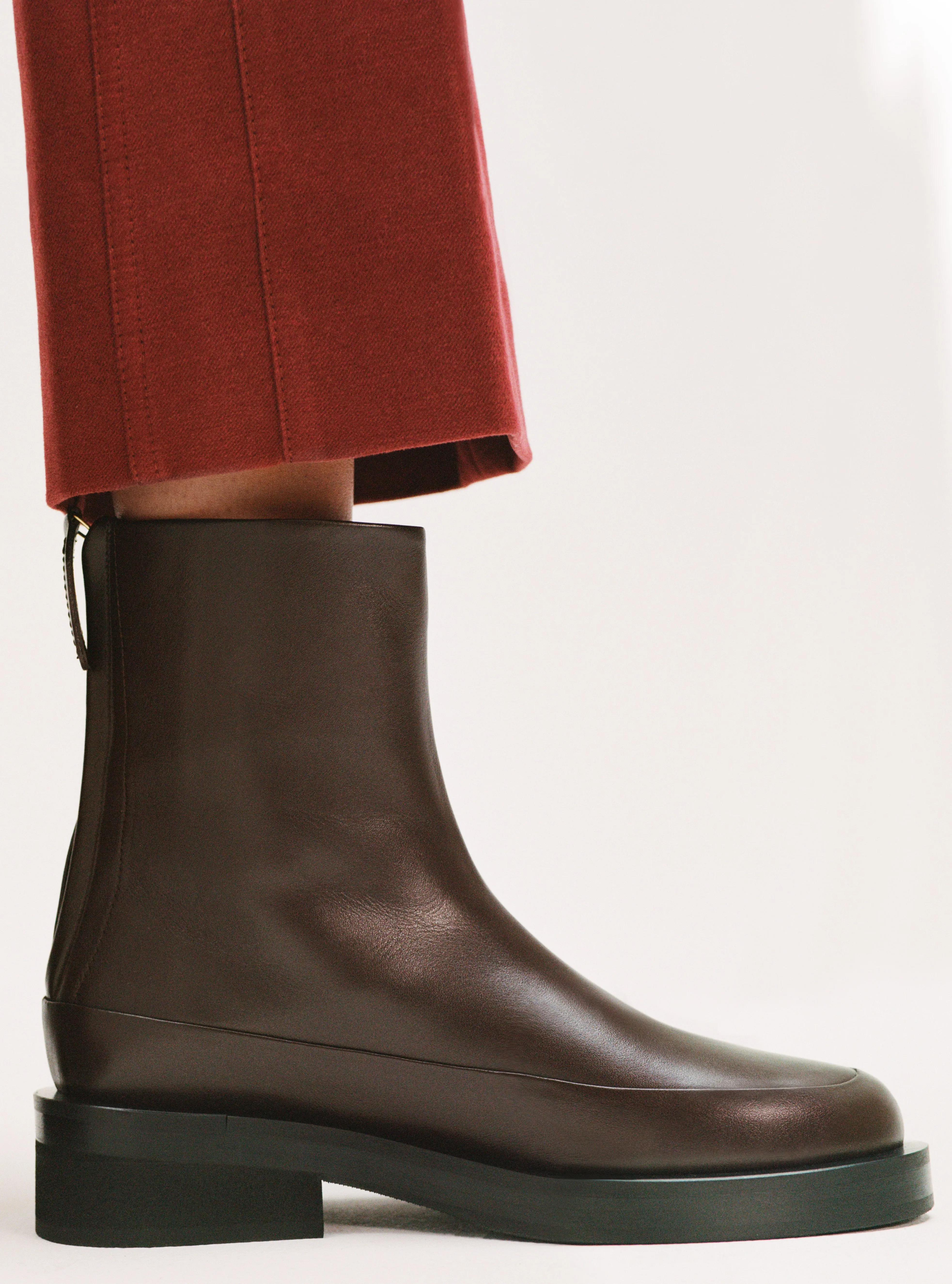 Marion Boot - Mocha sold by Mansur Gavriel product image thumbnail 2