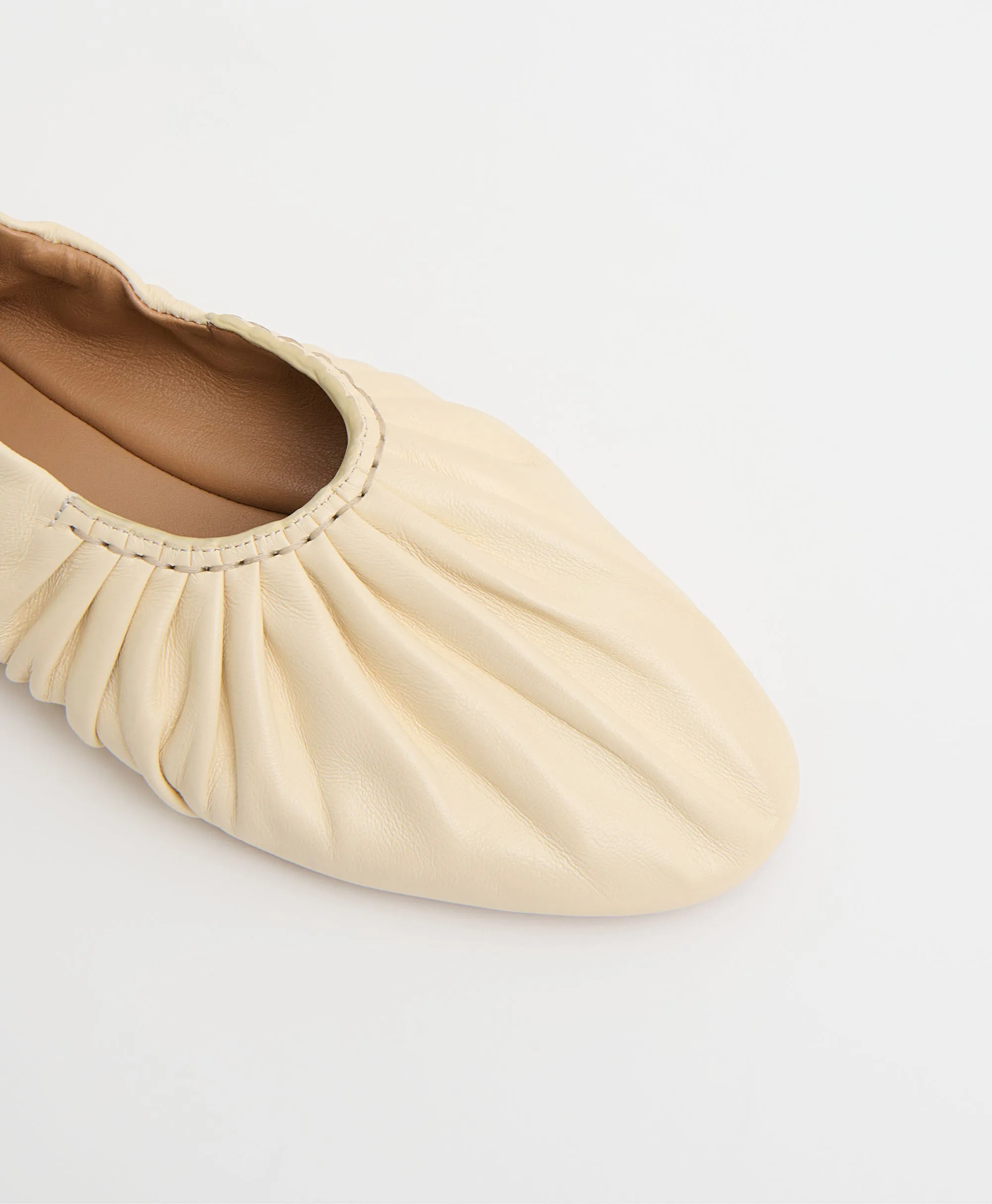 Ruched Ballerina - Jasmine sold by Mansur Gavriel product image thumbnail 5