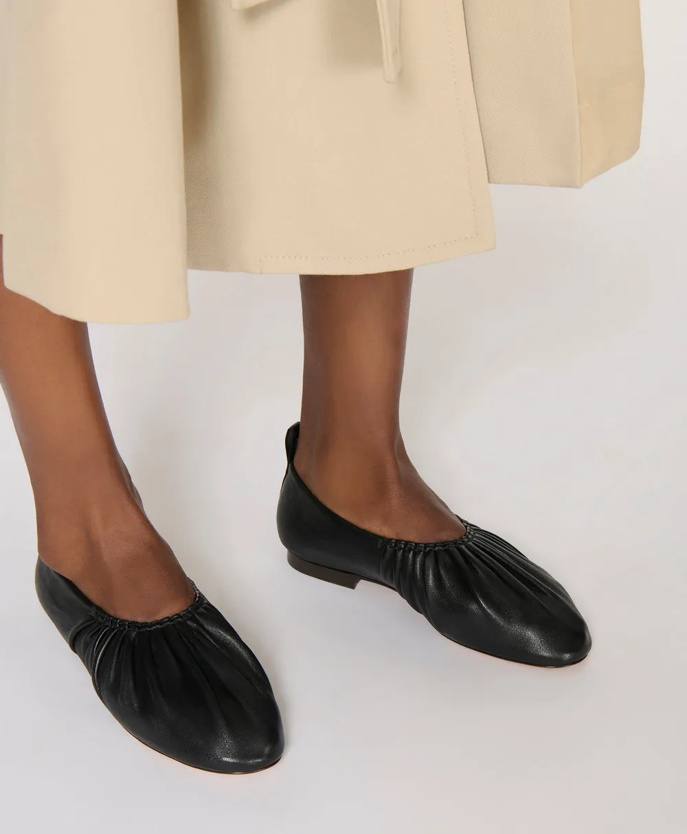 Ruched Ballerina - Black sold by Mansur Gavriel product image thumbnail 2