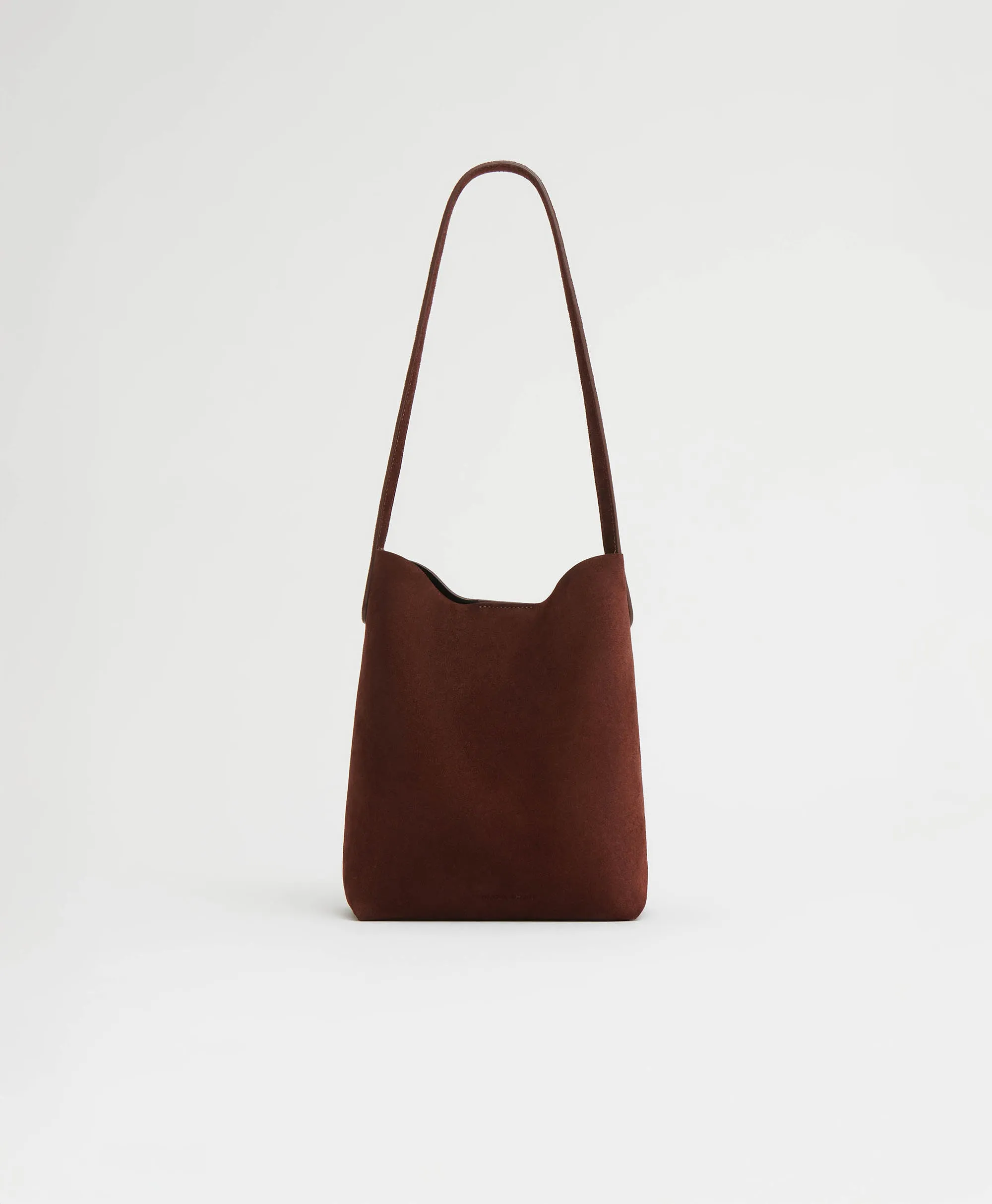 Small Everyday Cabas - Chocolate Suede sold by Mansur Gavriel
