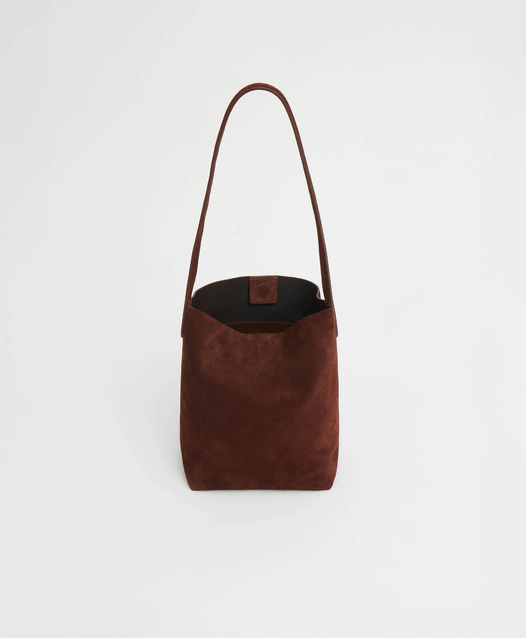 Small Everyday Cabas - Chocolate Suede sold by Mansur Gavriel product image thumbnail 4