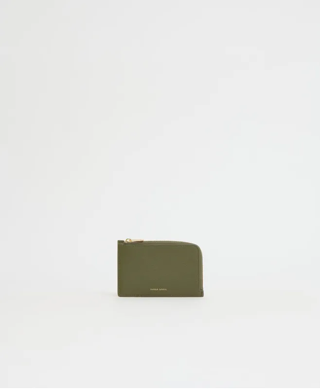 Zip Card Holder - Cardamom sold by Mansur Gavriel