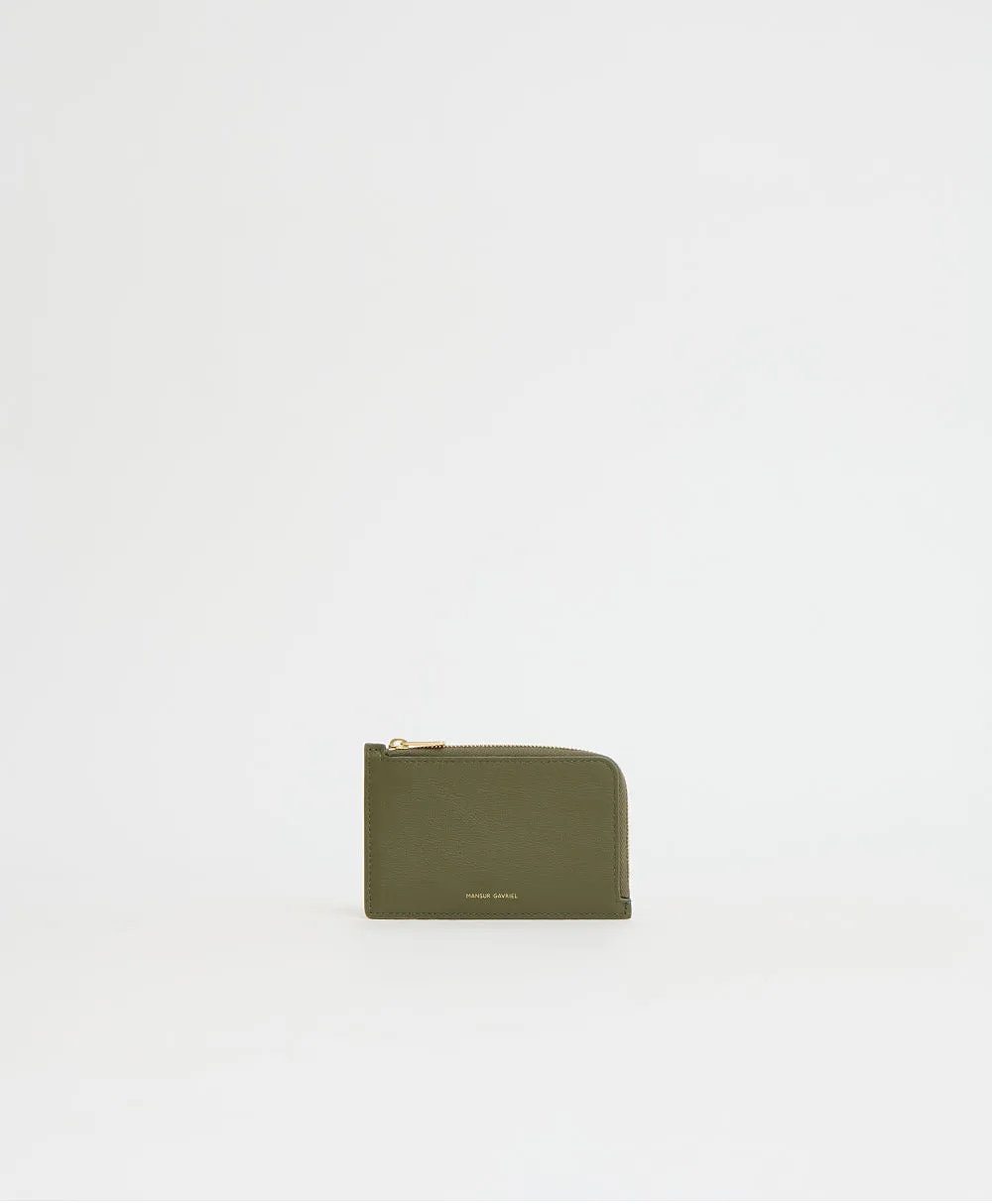 Zip Card Holder - Cardamom sold by Mansur Gavriel