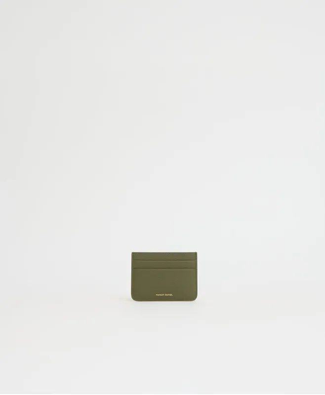 Pocket Card Holder - Cardamom sold by Mansur Gavriel