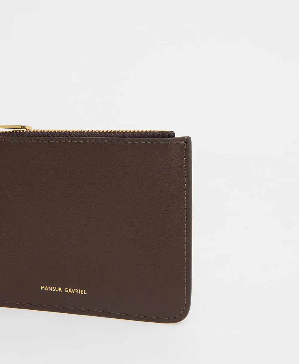 Keychain Zip Case - Chocolate sold by Mansur Gavriel product image thumbnail 4