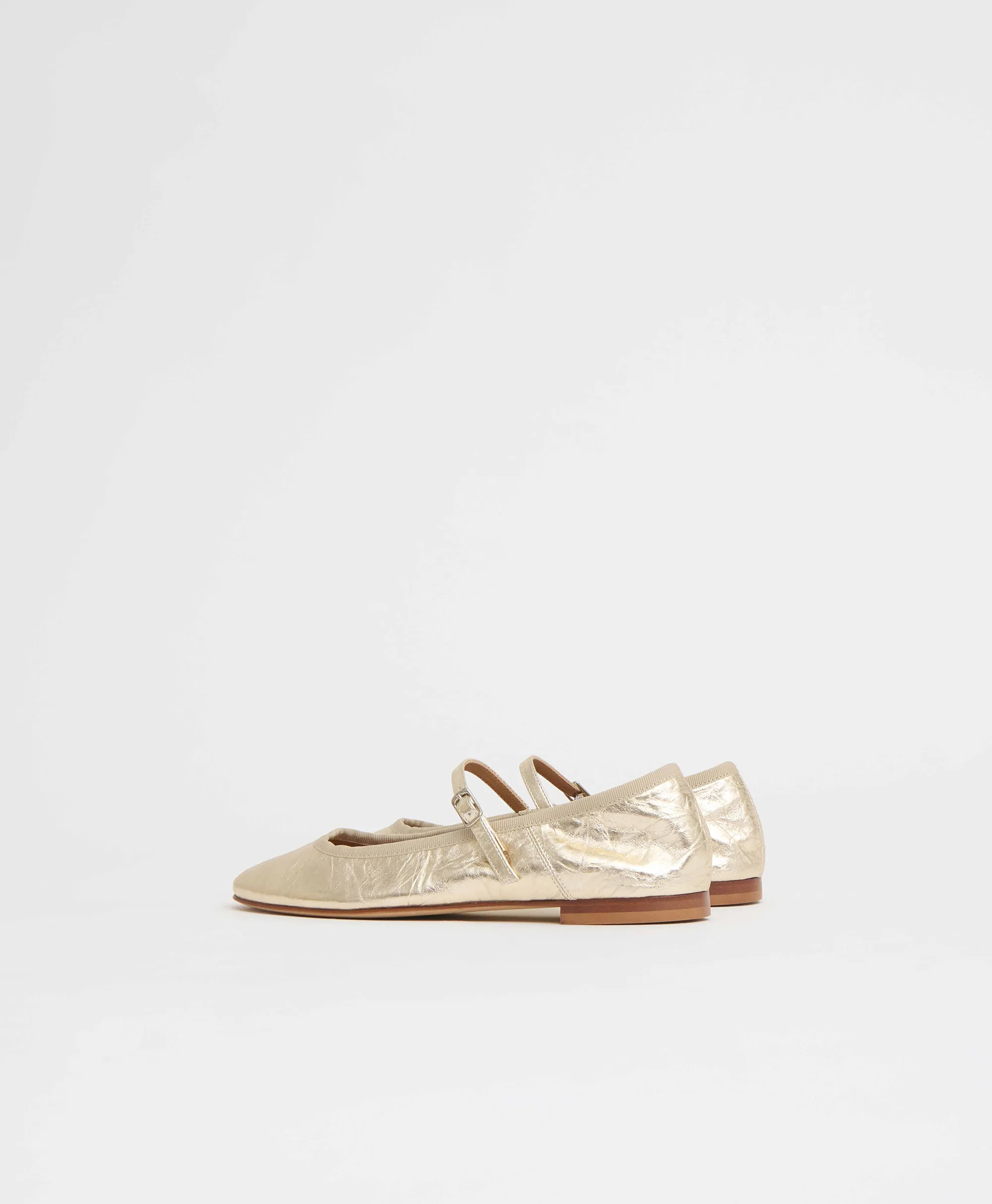 Dance Mary Jane - Crinkled Gold sold by Mansur Gavriel product image thumbnail 5