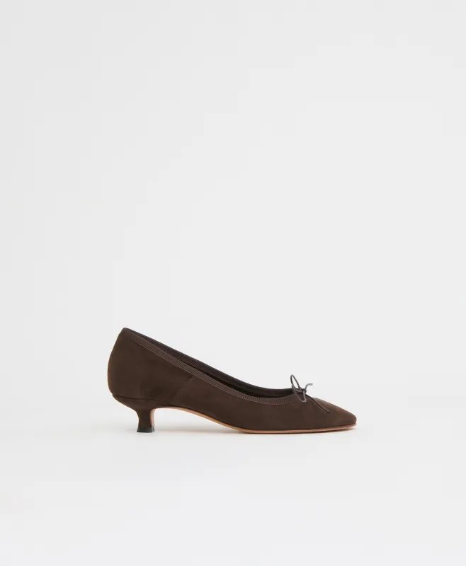 Dance Kitten - Espresso Suede sold by Mansur Gavriel