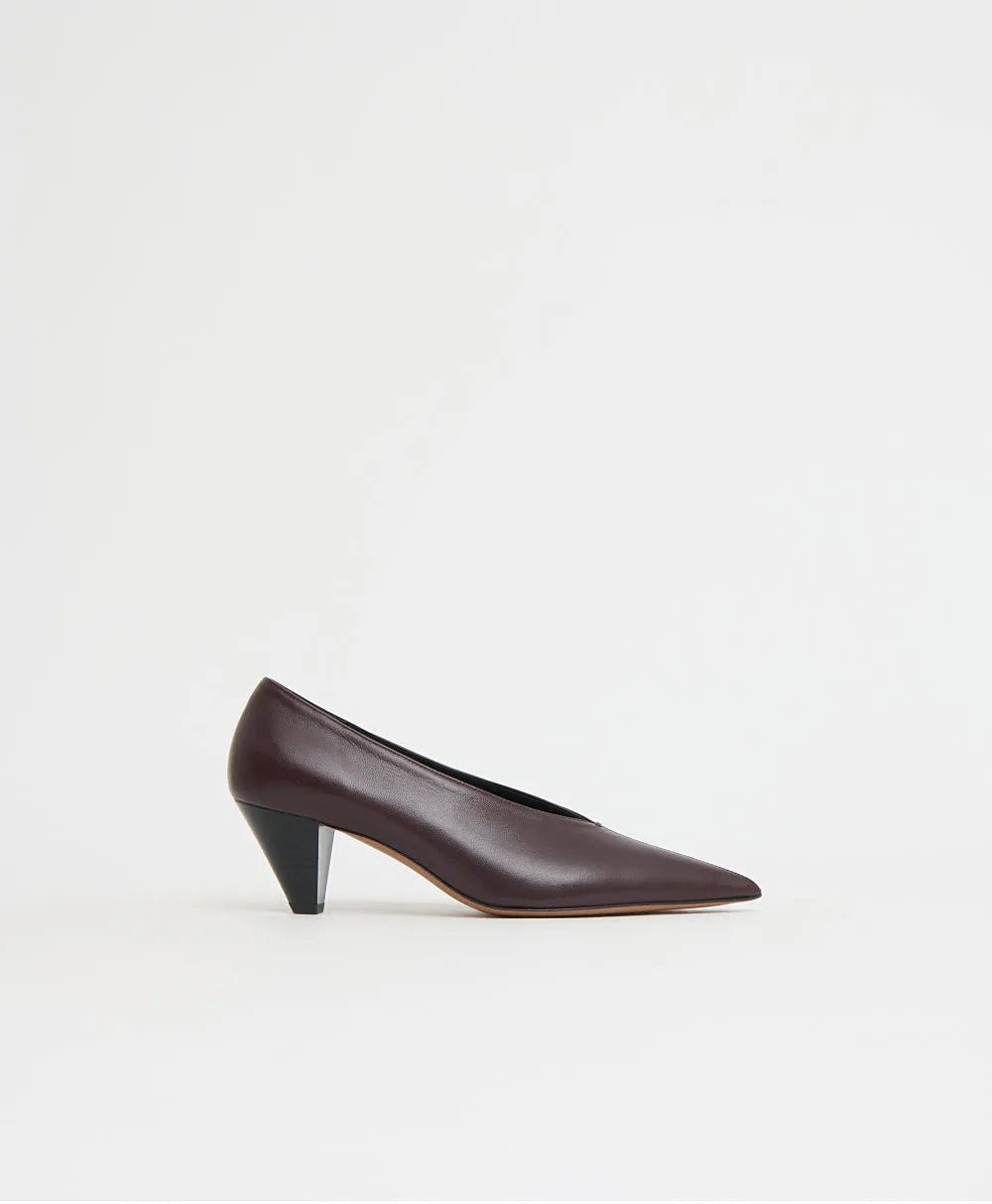 Kiki Heel - Plum sold by Mansur Gavriel