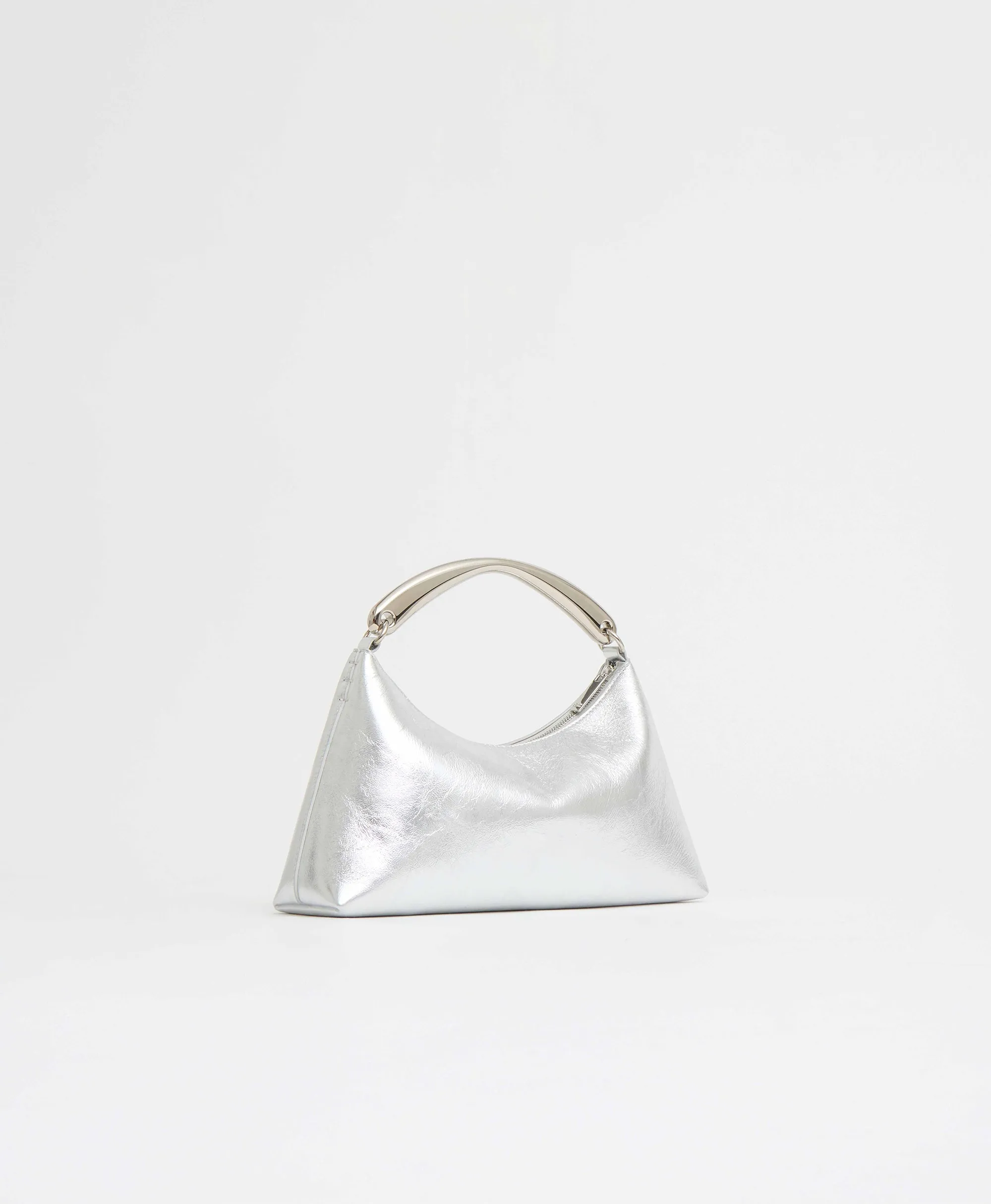 Metal Handle Rhea - Crinkled Silver sold by Mansur Gavriel product image thumbnail 3