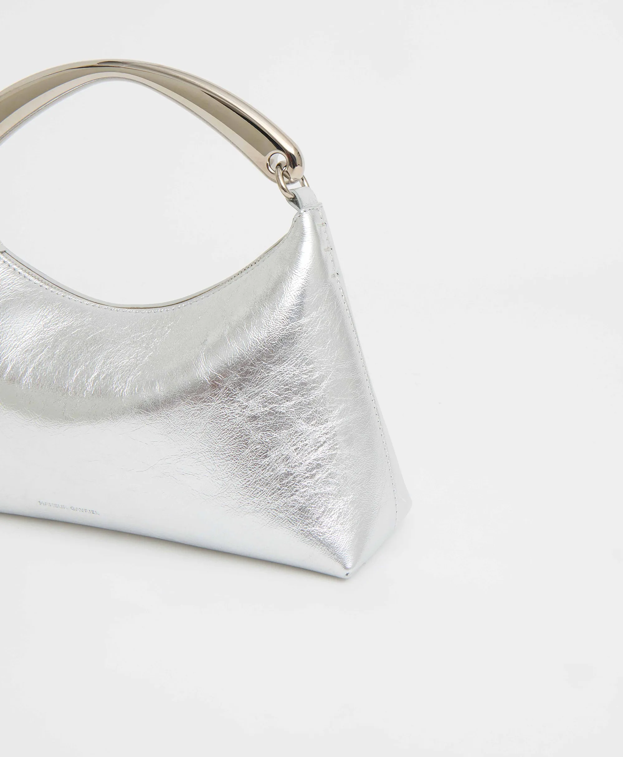 Metal Handle Rhea - Crinkled Silver sold by Mansur Gavriel product image thumbnail 5
