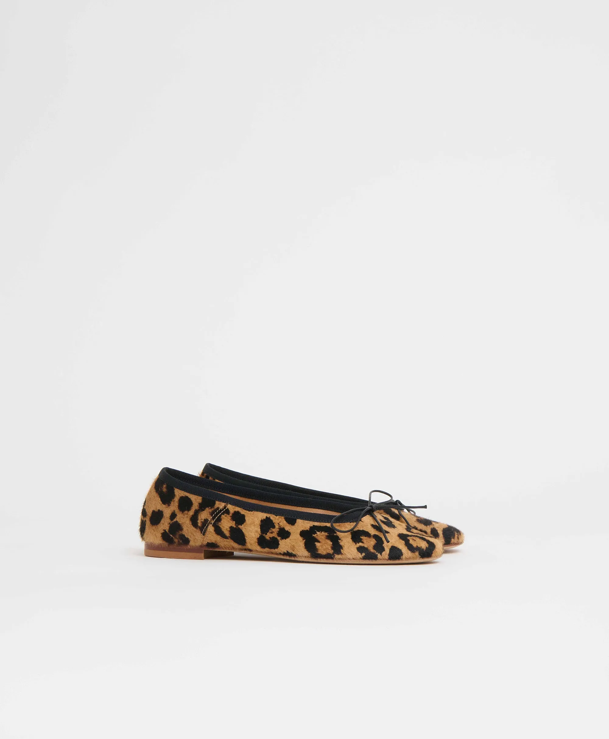Dance Ballerina - Leopard Pony Hair/Black sold by Mansur Gavriel product image thumbnail 2