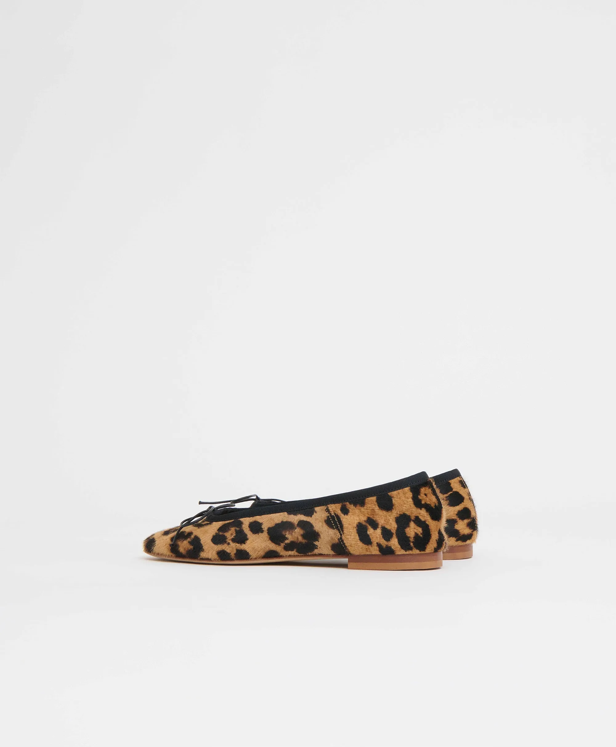 Dance Ballerina - Leopard Pony Hair/Black sold by Mansur Gavriel product image thumbnail 4