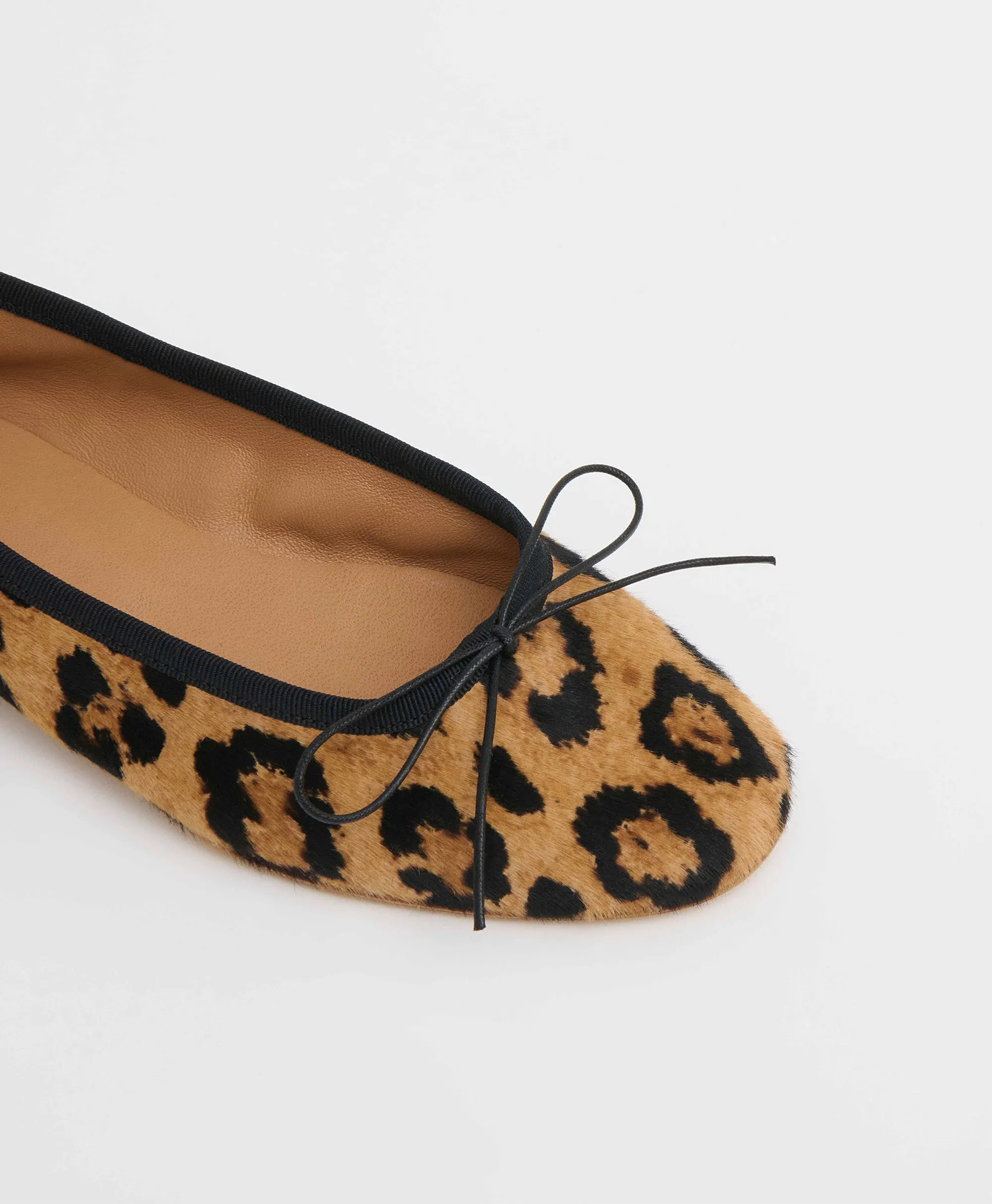 Dance Ballerina - Leopard Pony Hair/Black sold by Mansur Gavriel product image thumbnail 5