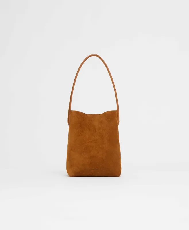 Mini Everyday Cabas - Saddle Suede sold by Mansur Gavriel