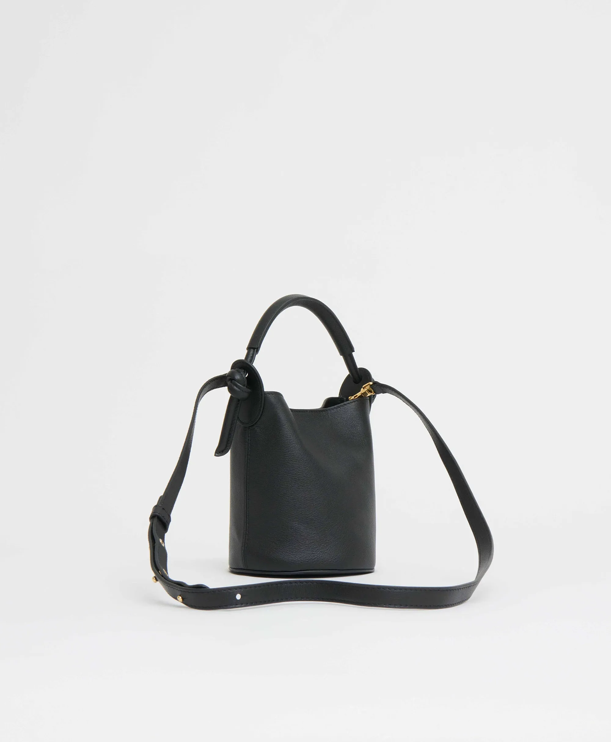Mini Mini Fortuna Bucket - Black sold by Mansur Gavriel product image thumbnail 2