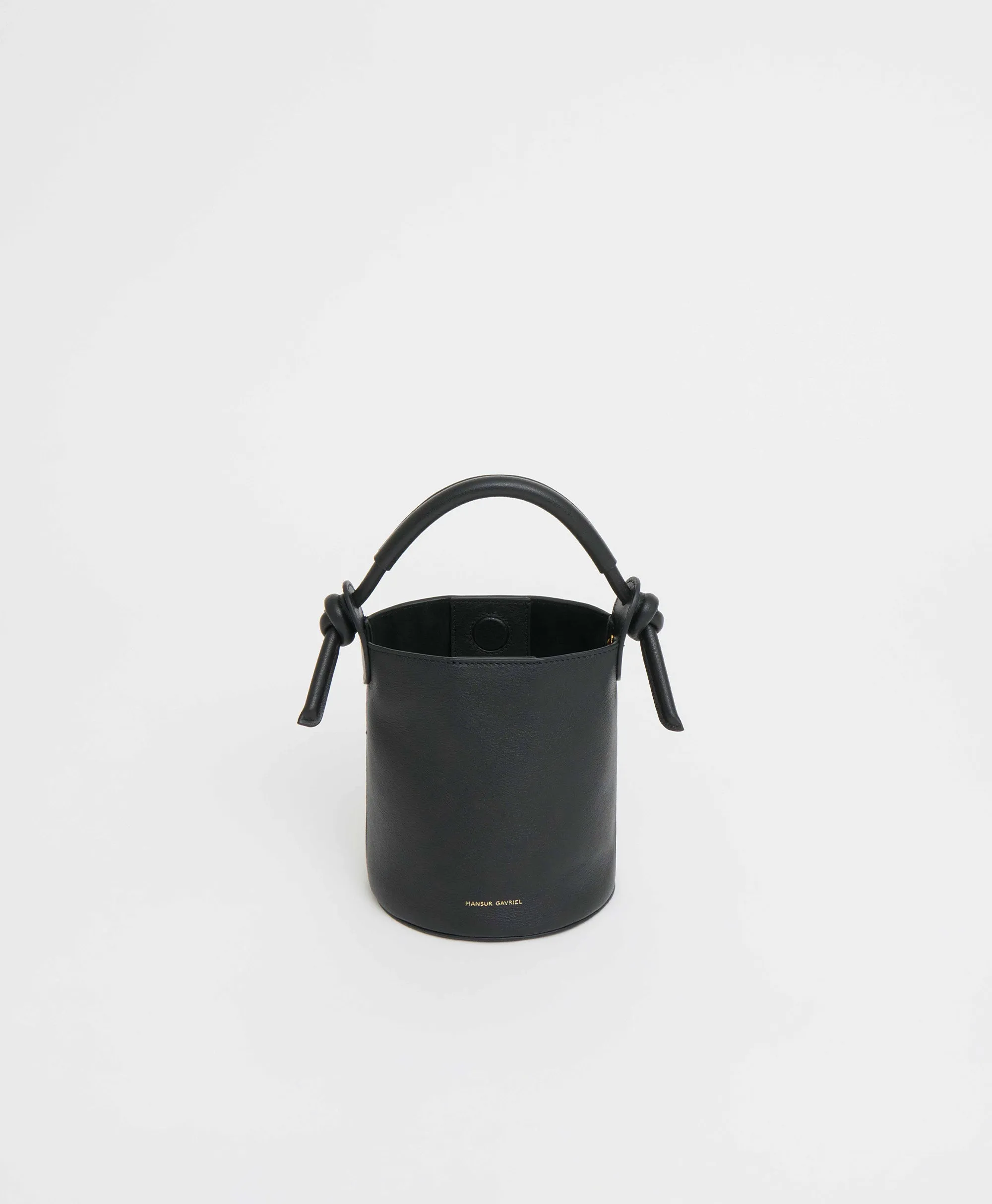 Mini Mini Fortuna Bucket - Black sold by Mansur Gavriel product image thumbnail 4