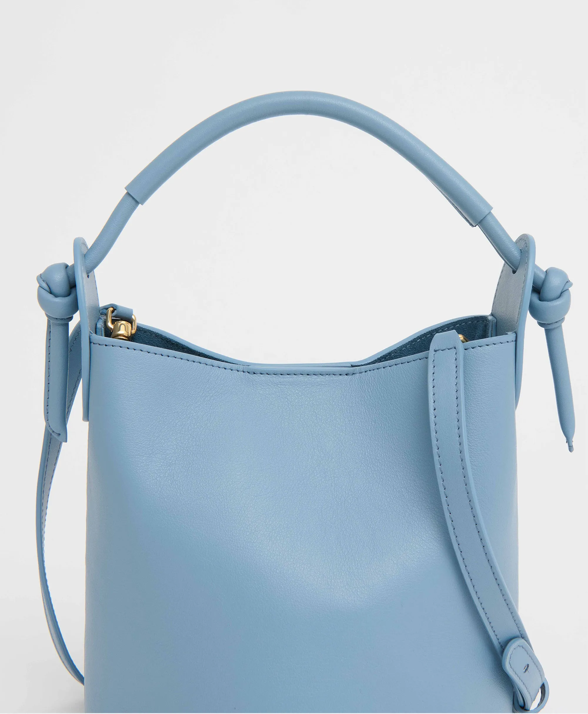 Mini Fortuna Bucket - Dove sold by Mansur Gavriel product image thumbnail 4