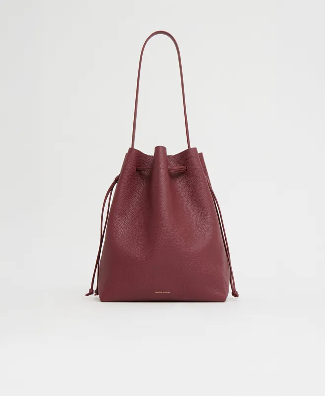 Drawstring Cabas - Oxblood sold by Mansur Gavriel