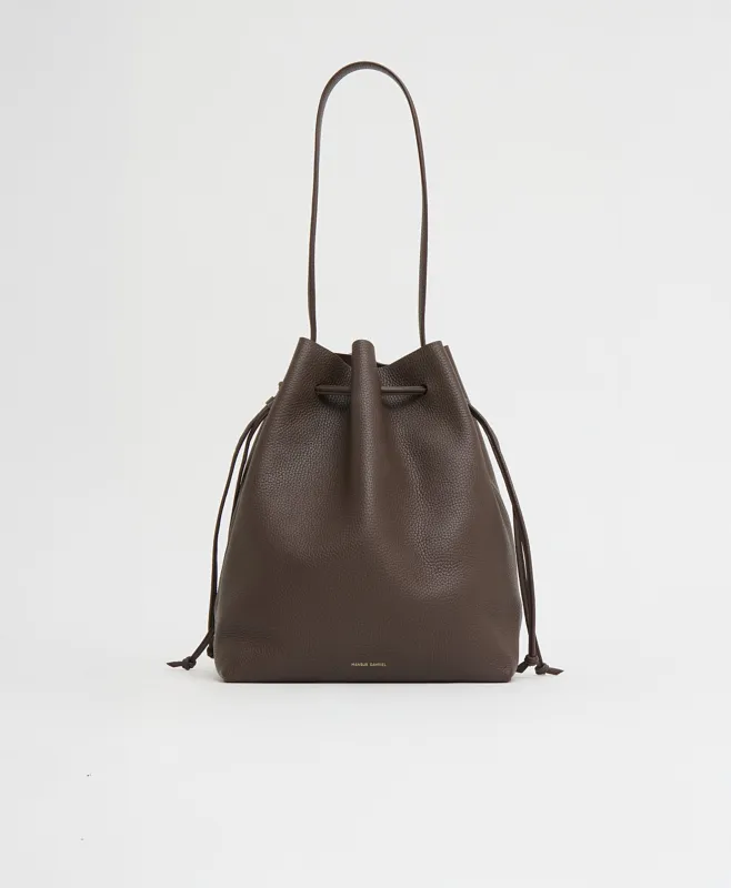 Drawstring Cabas - Chocolate sold by Mansur Gavriel