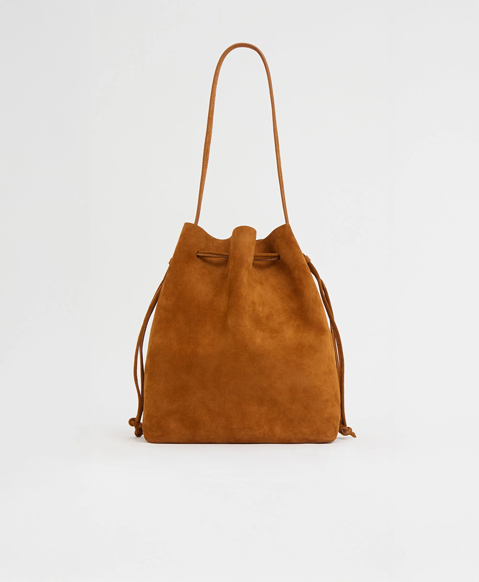 Drawstring Cabas - Saddle Suede sold by Mansur Gavriel