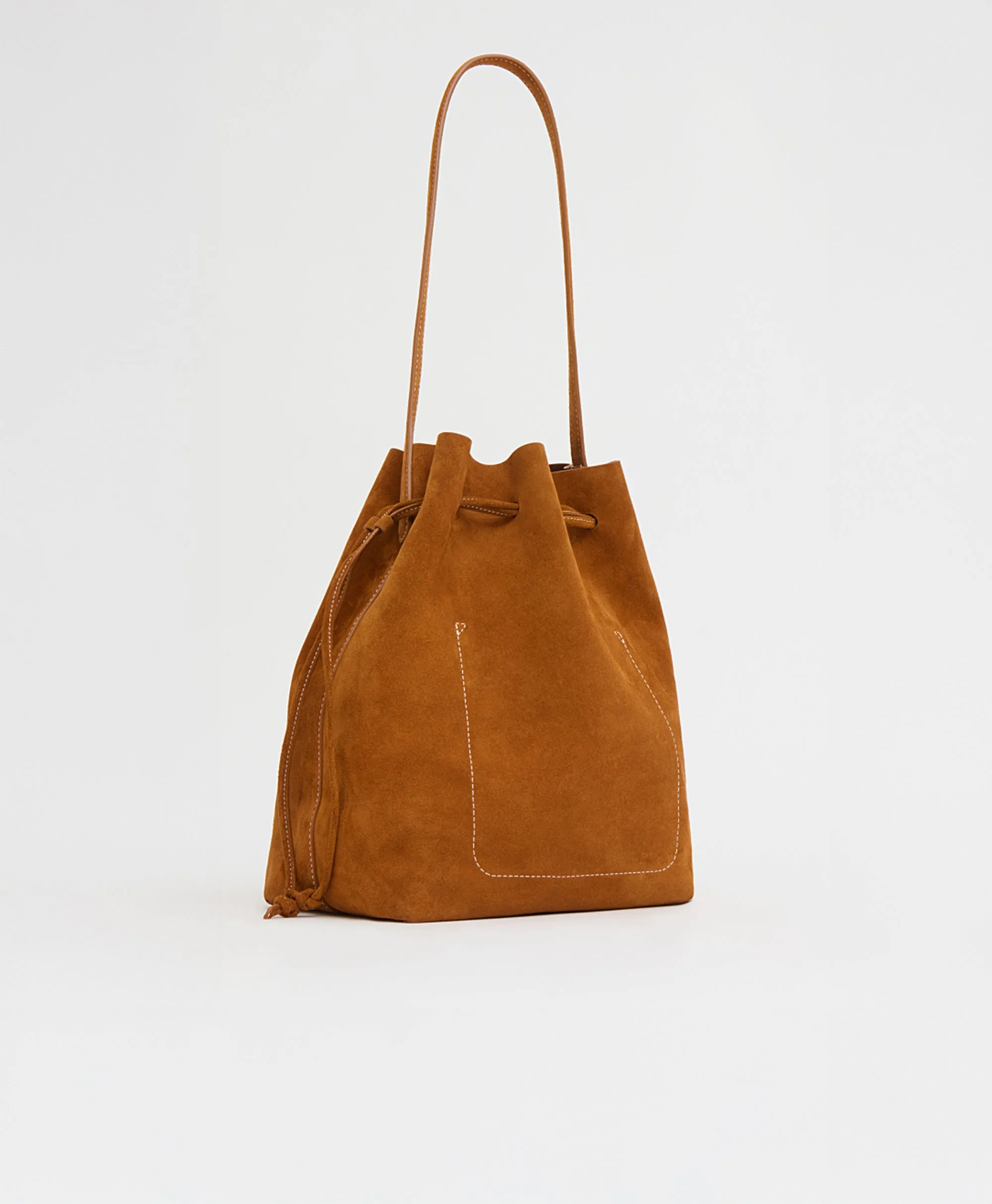 Drawstring Cabas - Saddle Suede sold by Mansur Gavriel product image thumbnail 2