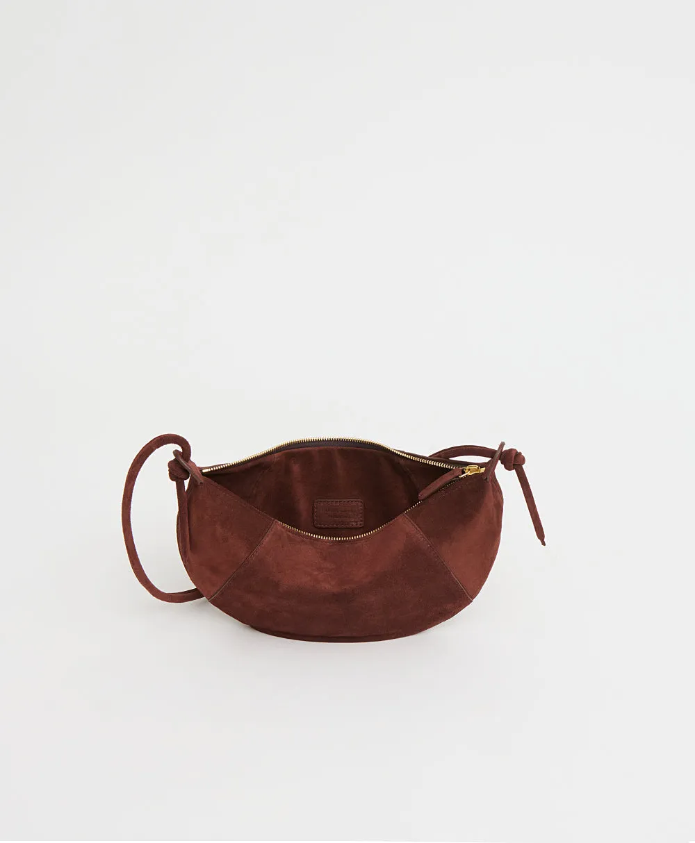 Mini Fortuna Crossbody - Chocolate Suede sold by Mansur Gavriel product image thumbnail 4