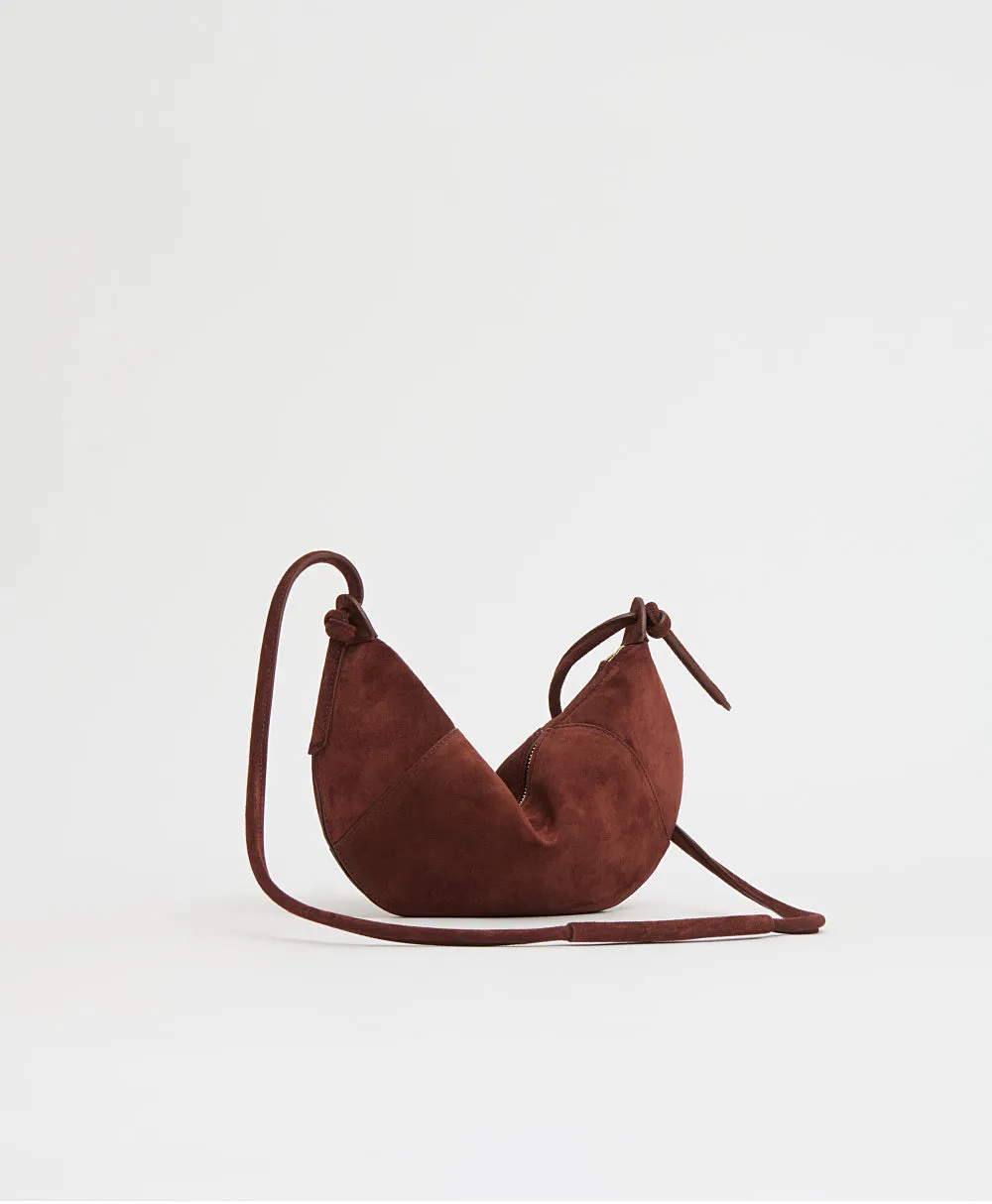 Mini Fortuna Crossbody - Chocolate Suede sold by Mansur Gavriel product image thumbnail 3