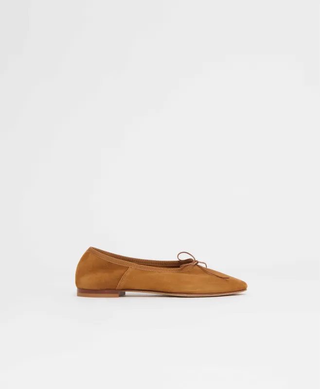 Dream Ballerina - Saddle Suede sold by Mansur Gavriel