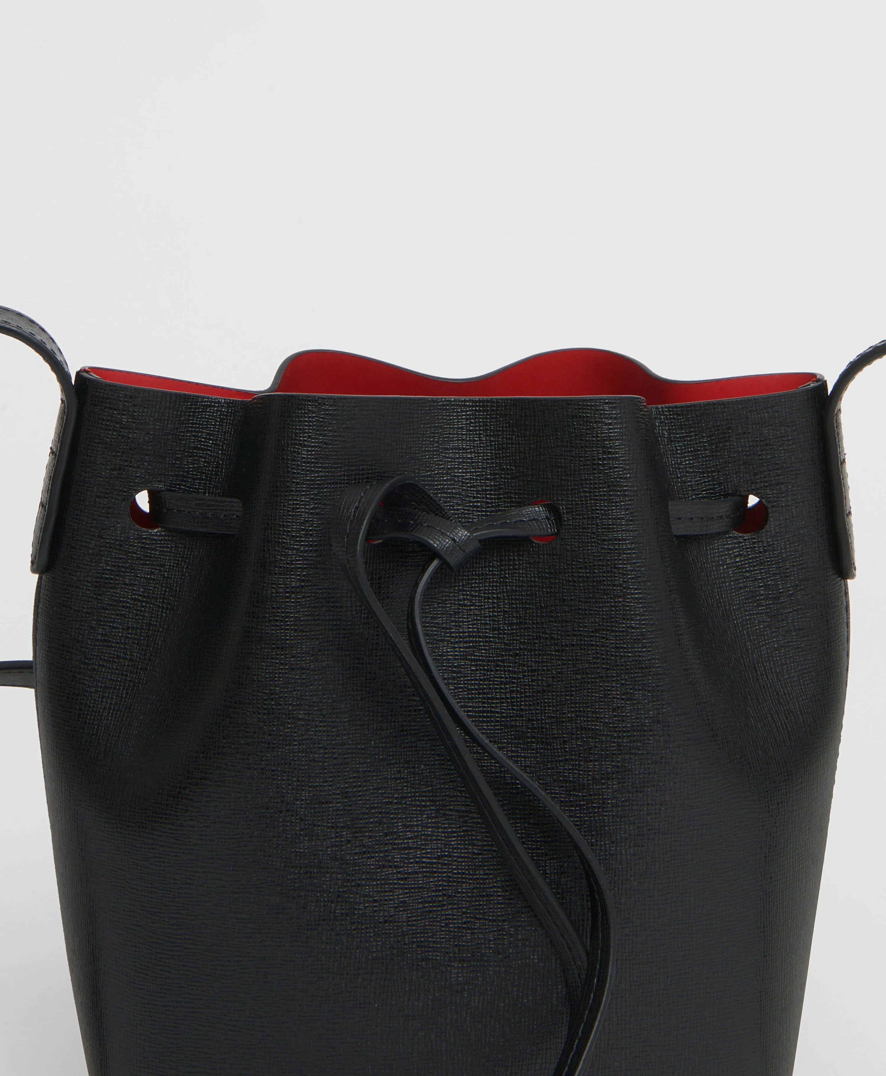 Mini Mini Bucket Bag - Black/Flamma sold by Mansur Gavriel product image thumbnail 4