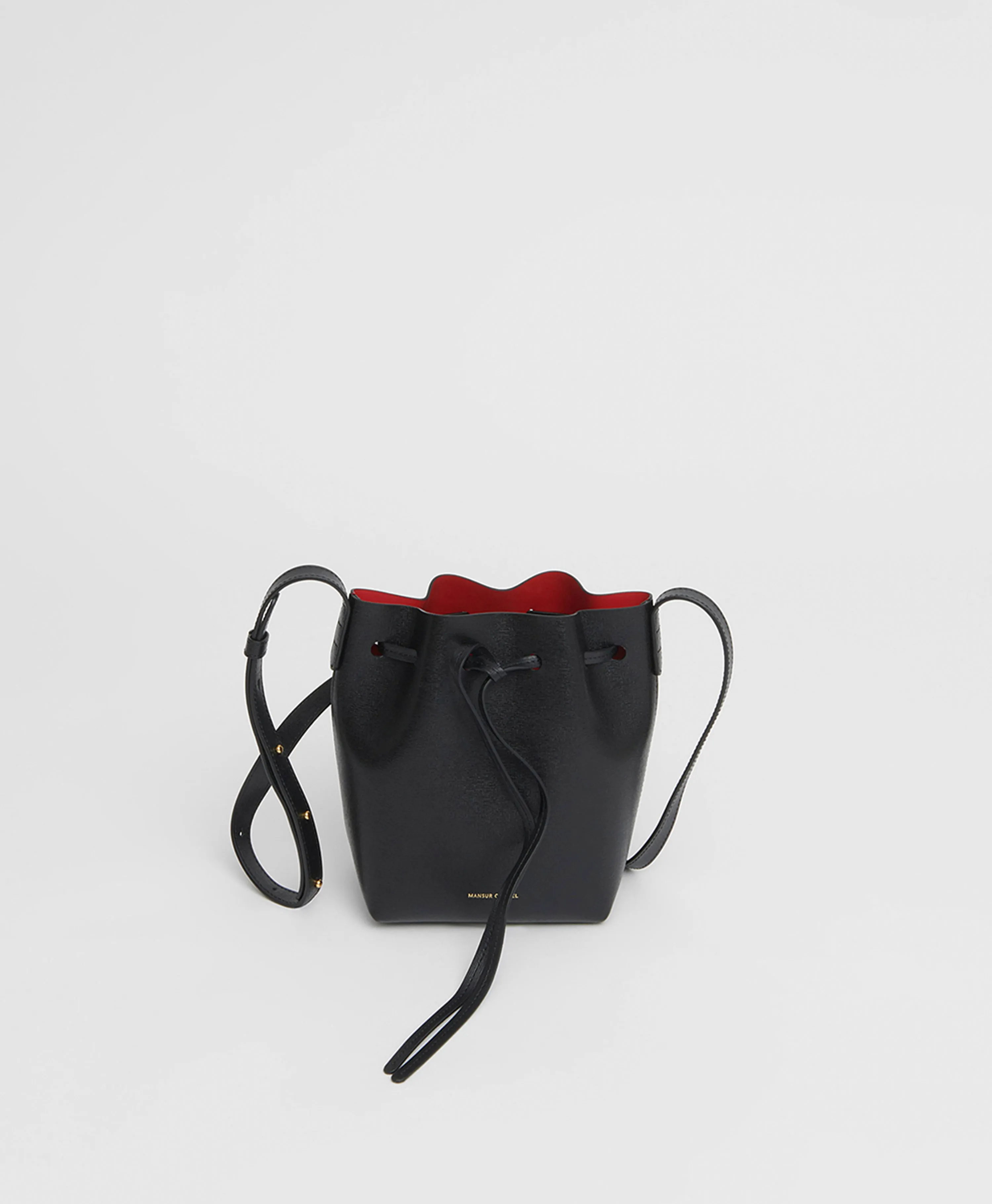Mini Mini Bucket Bag - Black/Flamma sold by Mansur Gavriel product image thumbnail 2