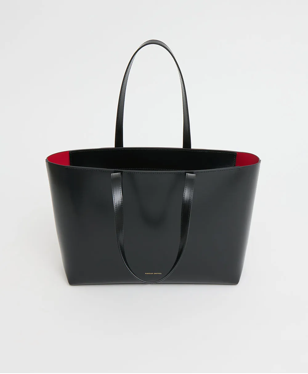 Small Zip Tote - Spazzolato/Black/Flamma sold by Mansur Gavriel product image thumbnail 3